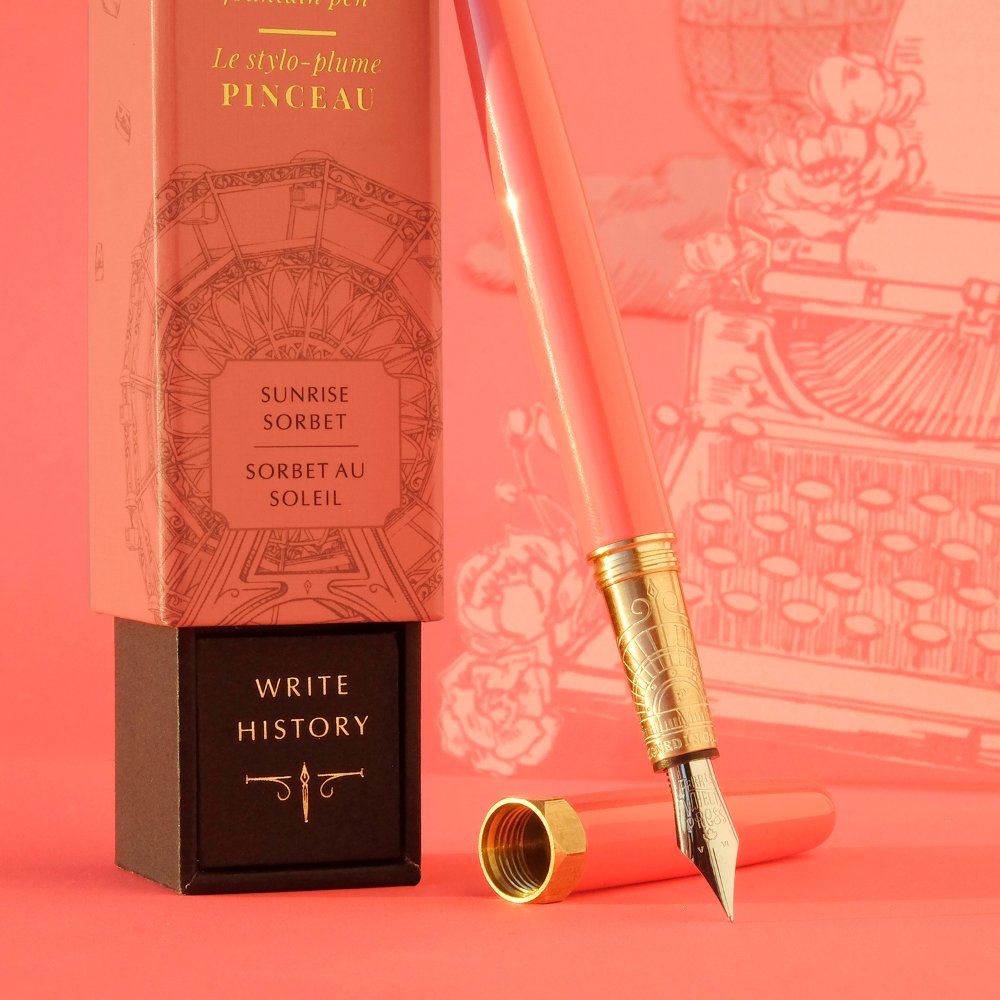 Ferris Wheel Press Brush Sunrise Sorbet Fountain pen - Vulpen